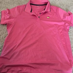 Masters pink polo shirt